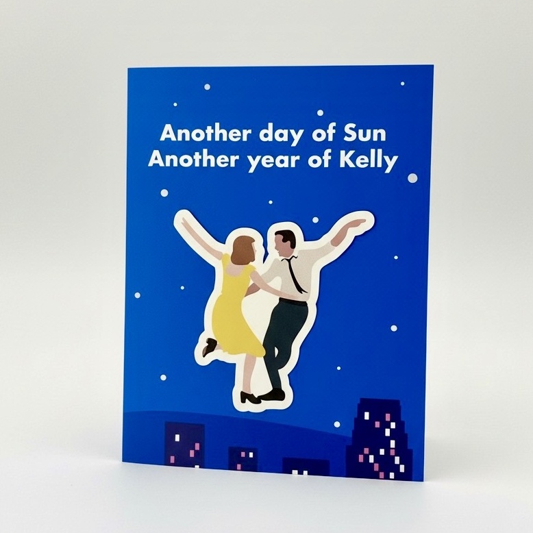 Kelly's 27th Birthday Card front